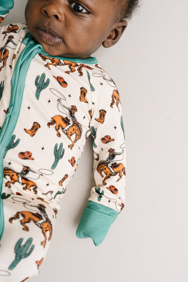 Rodeo Rider Bamboo Sleeper: 6-12M