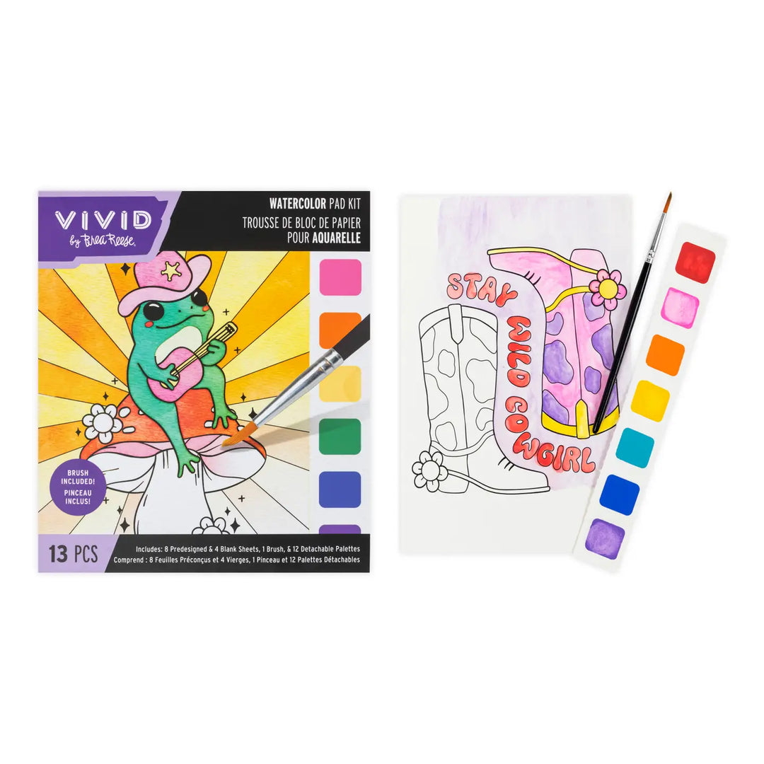 Watercolor Dot Pad- Western
