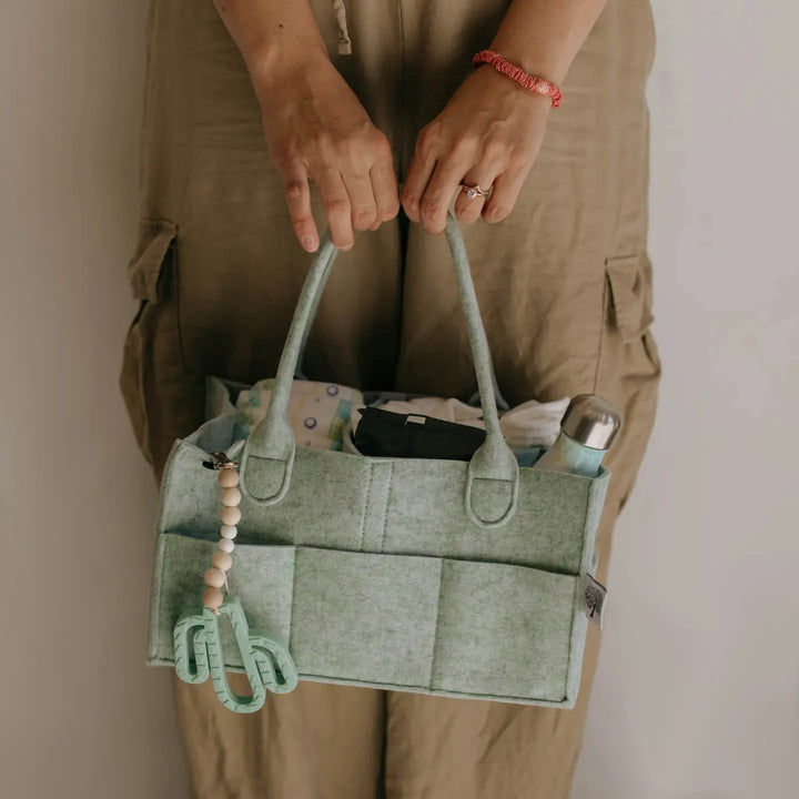 Diaper Caddy- Sage