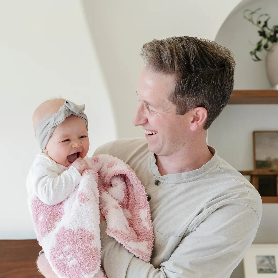 Double Layer Bamboni Mini Blanket-Petal