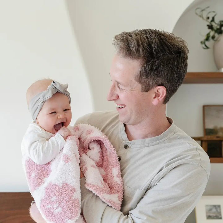 Double Layer Bamboni Mini Blanket-Petal