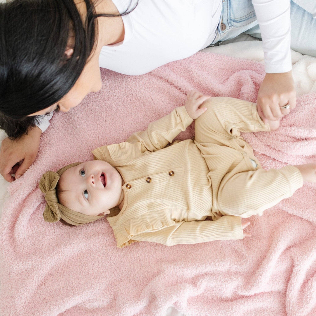 BAMBONI® RECEIVING BLANKETS: Birch