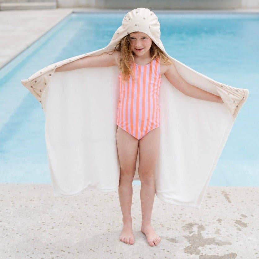 HOODED TOWELS: Tulips / Toddler