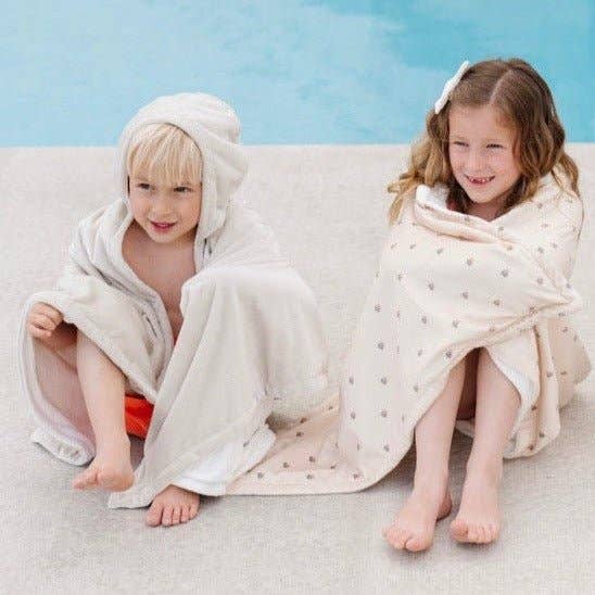 HOODED TOWELS: Tulips / Toddler
