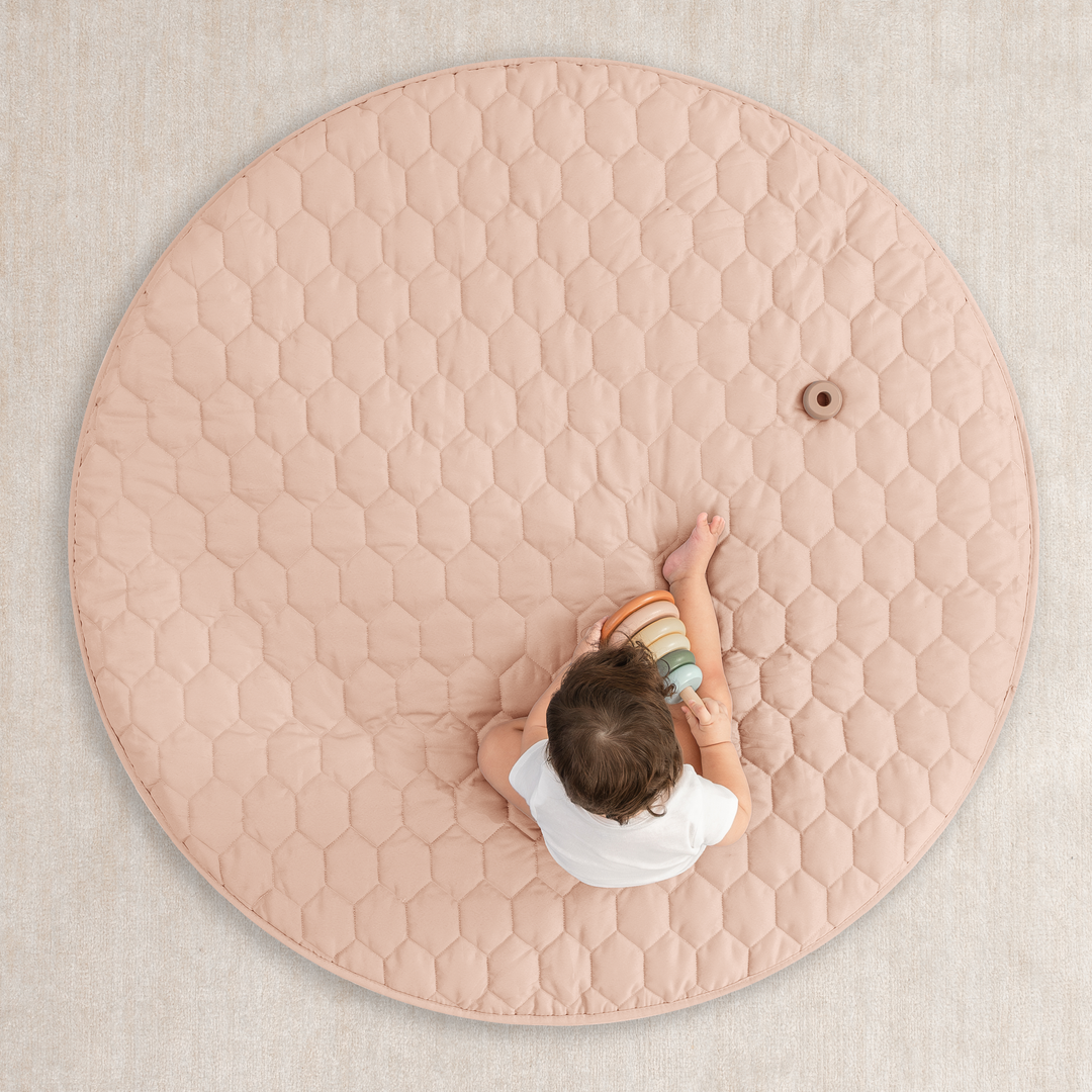 Quilted Baby Mat  Square 56" X 56"