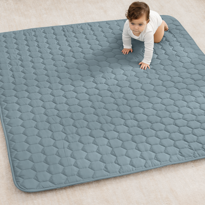 Quilted Baby Mat  Square 56" X 56"