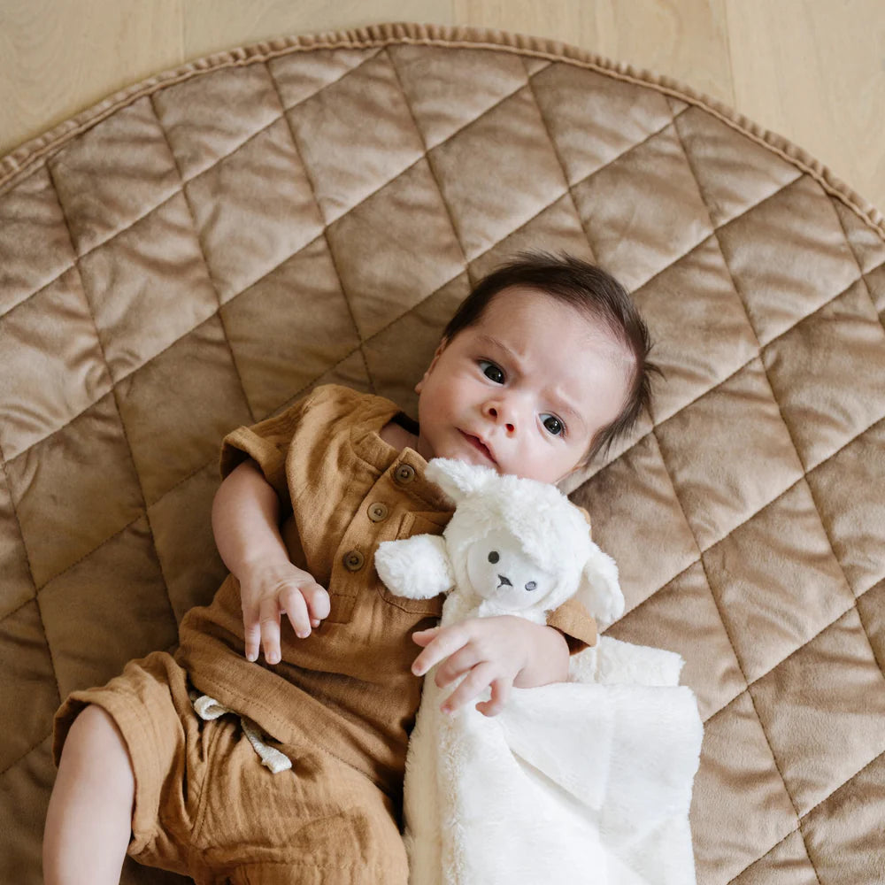 Minky Play Mat - Hazelnut