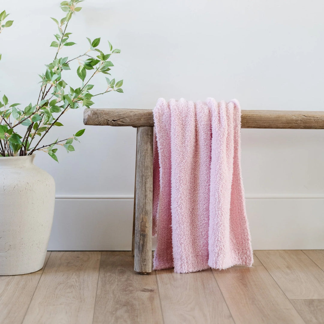 Bamboni Receiving Blanket - Light Pink