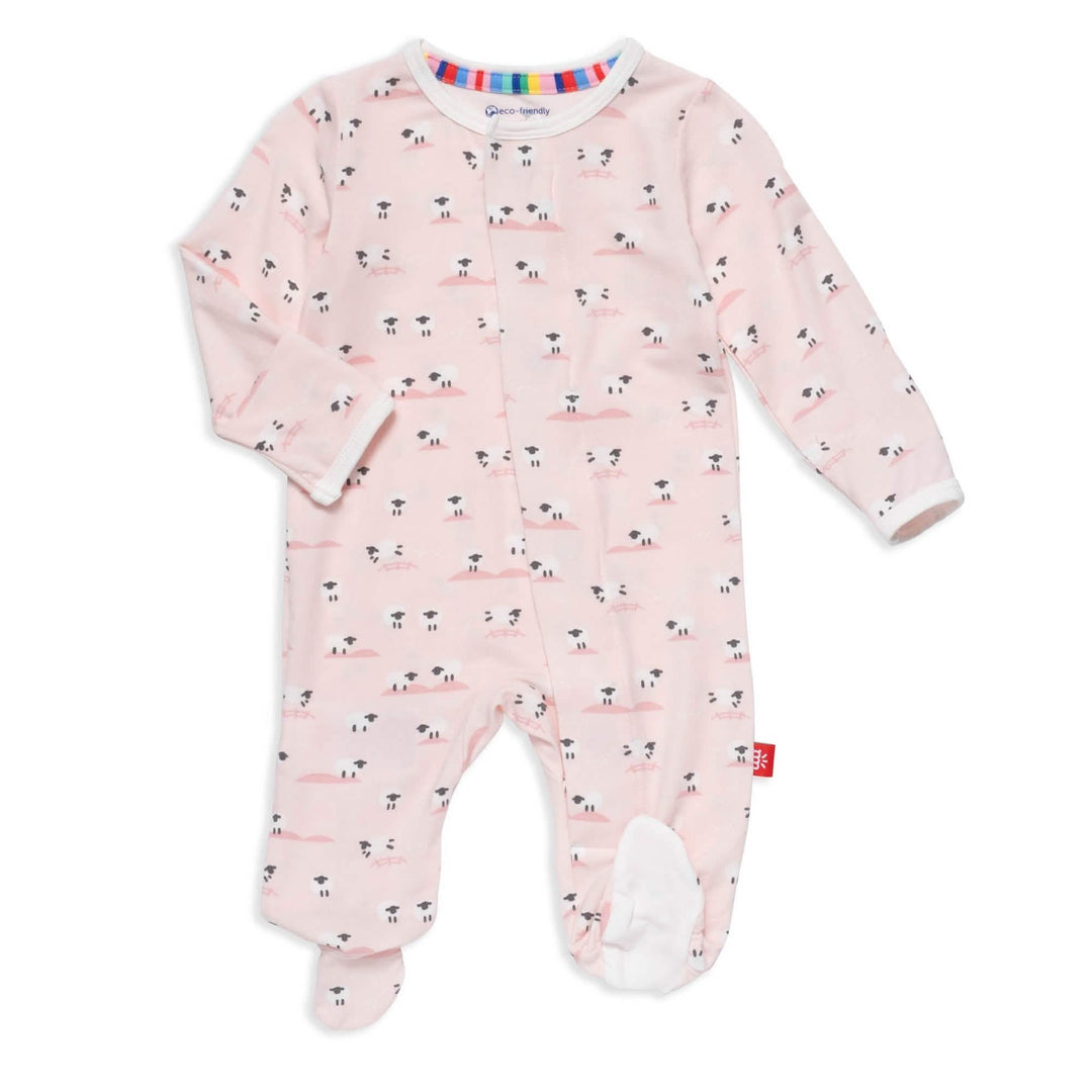 Baa Baa Baby Pink Magnetic Me Footies