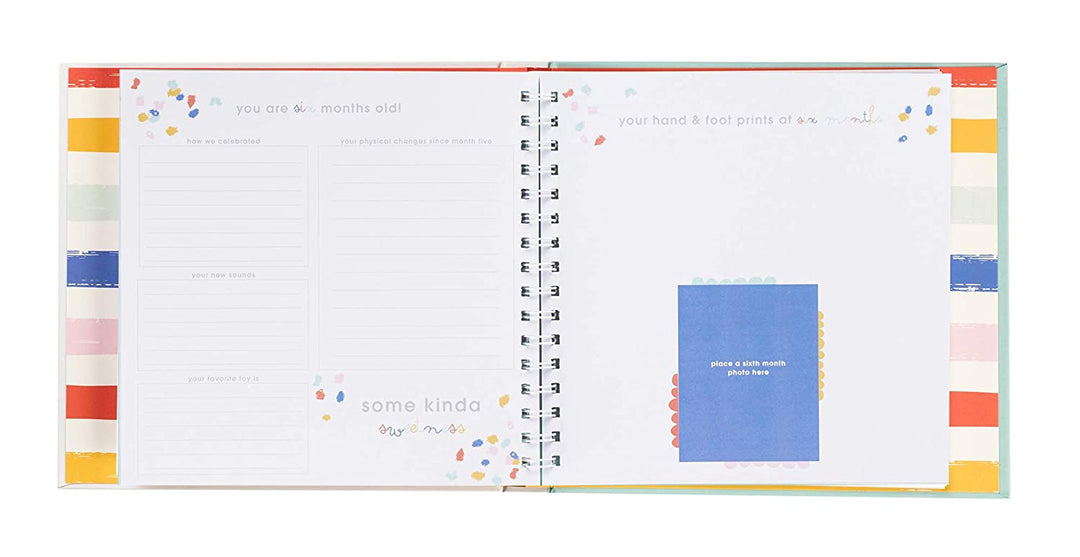 Rainbow Memory Book with ink pad