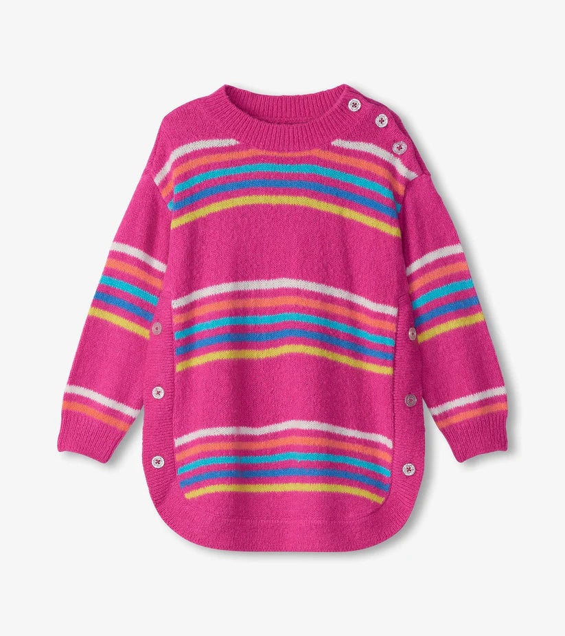 Rainbow Stripe Sweater Tunic