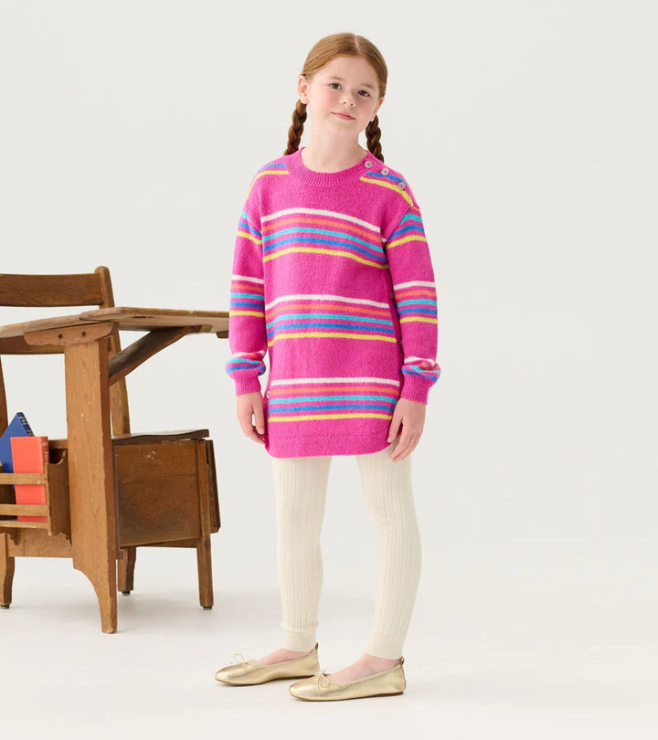 Rainbow Stripe Sweater Tunic