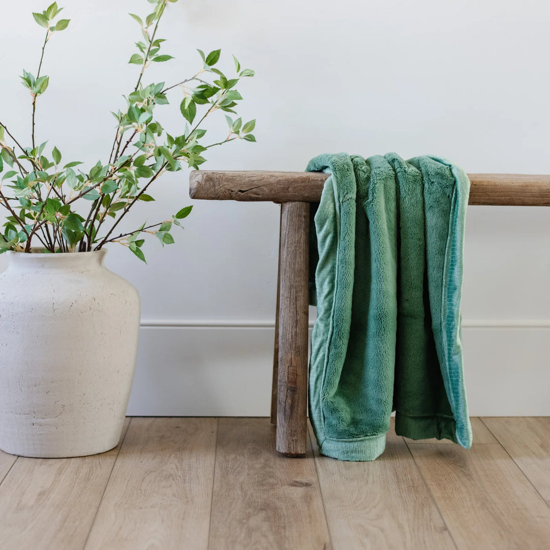 Lush Receiving Blanket - Seagrass