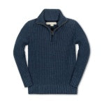 Navy Half Zip Sweater