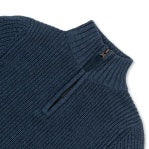 Navy Half Zip Sweater
