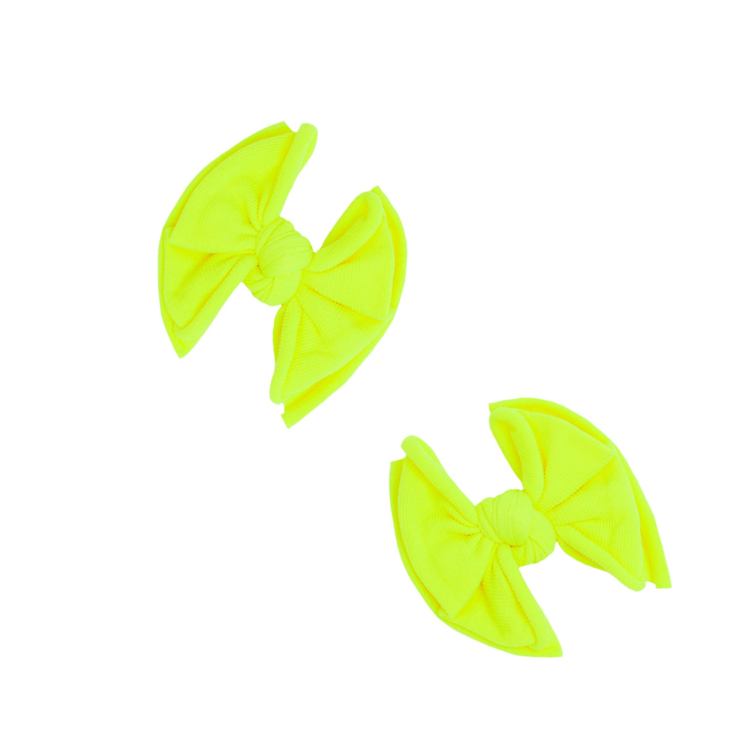 Baby Bling 2PK Baby FAB Clips - Neon Safety Yellow