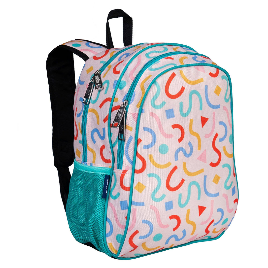 Confetti Peach 15 Inch Backpack