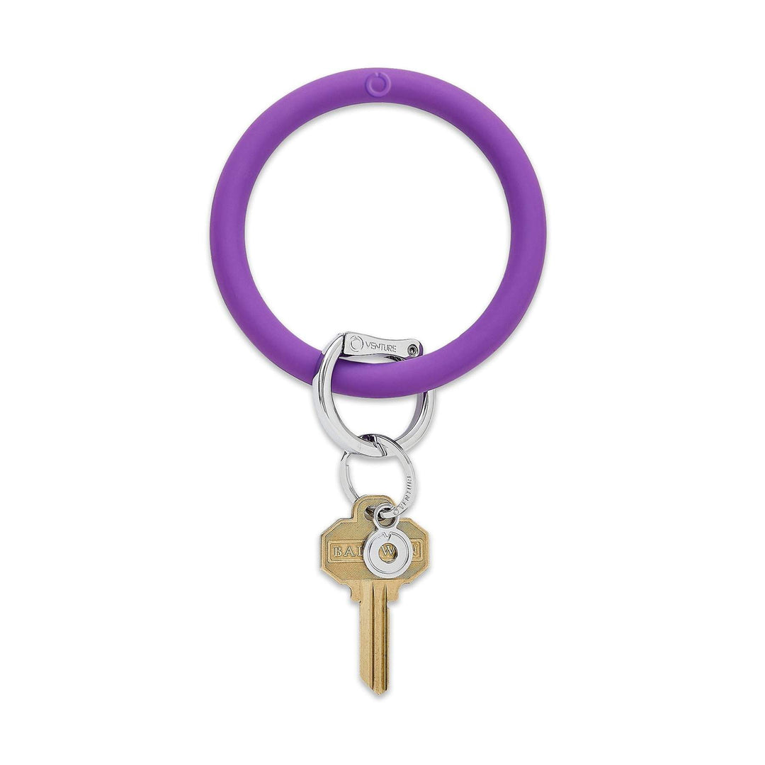 Big O Silicone Key Ring | Deep Purple