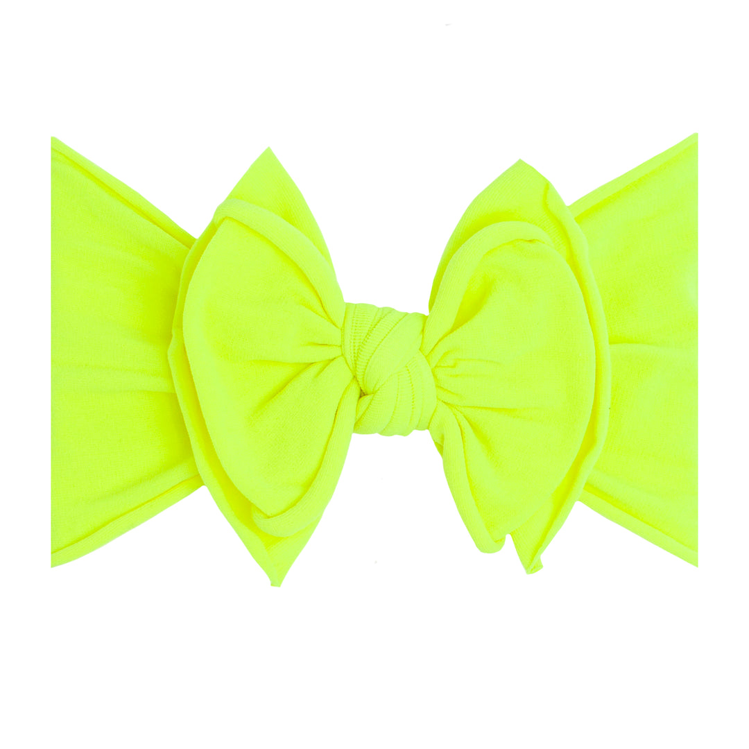 Baby Bling FAB-BOW-LOUS: Neon Safety Yellow