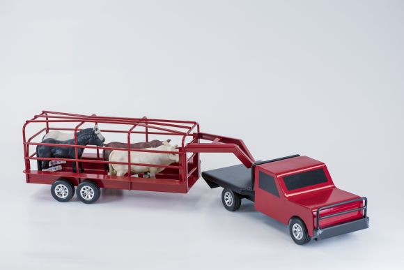 Gooseneck Ranch Trailer - Red