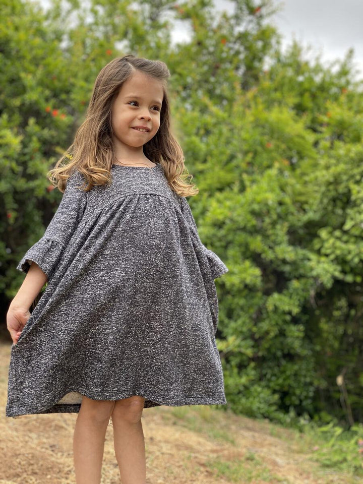 Paige Dress in Charcoal