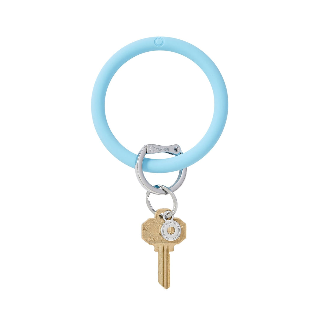 Big O Silicone Key Ring | Sweet Carolina Blue