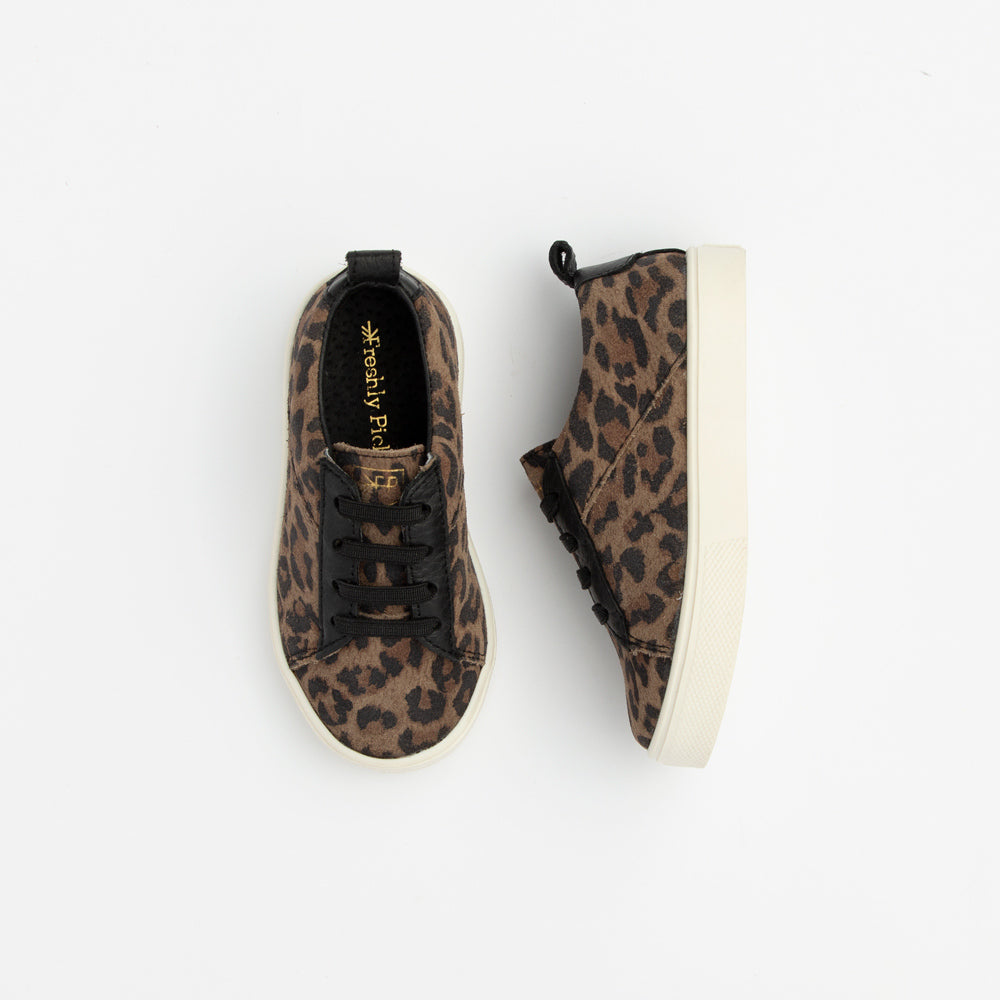 Leopard Lace Up Sneaker