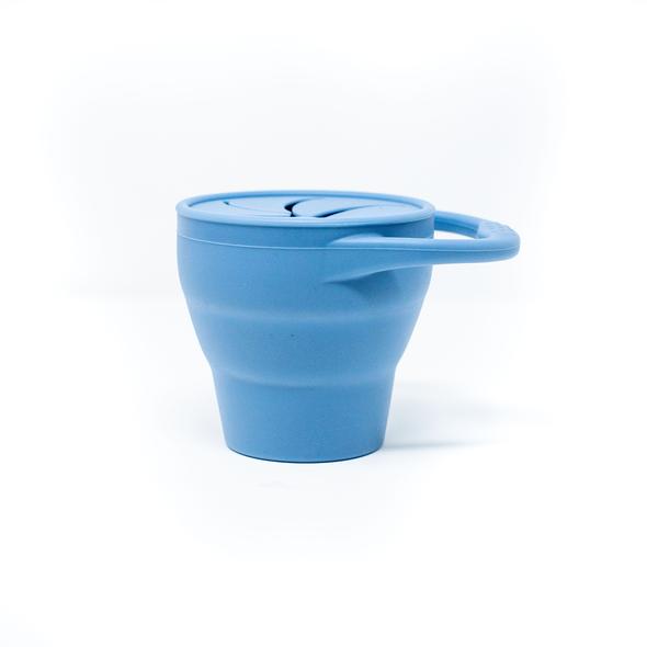 Silicone Collapsible Snack Cup - Slate